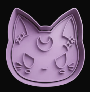 Luna Gata Cortador de Galletas