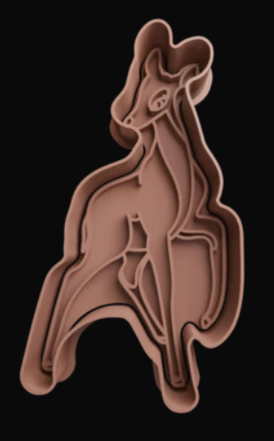 Faline mamá Bambi Cortador de Galletas