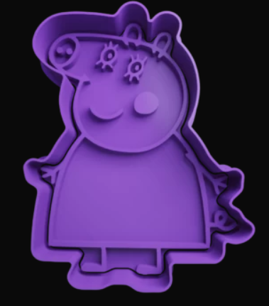 Mamá Pig Cortador de Galletas