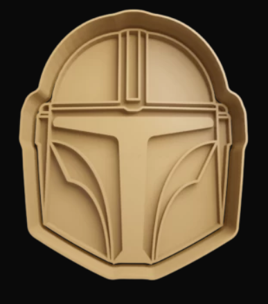 Mandalorian Cabeza Cortador de Galletas