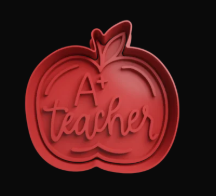 Manzana A+ Teacher Cortador de Galletas