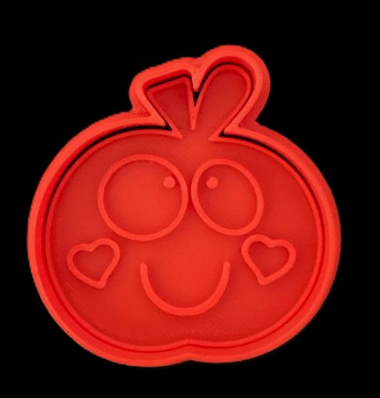 Manzana con Corazón Cortador de Galletas