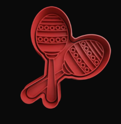 Maracas Cortador de Galletas