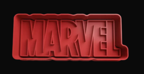 Marvel Logo Cortador de Galletas