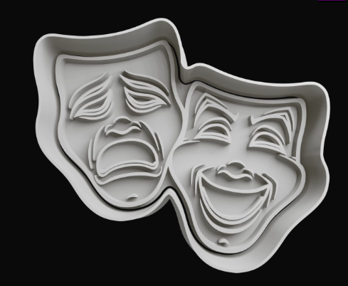 Máscaras de Teatro Cortador de Galletas