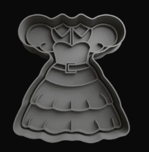 Merlina Vestido Cortador de Galletas