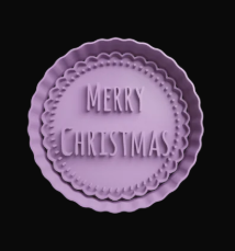Merry Christmas Cortador de Galletas