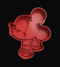 Mickey Besando Cortador de Galletas