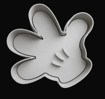 Mickey mano Cortador de Galletas