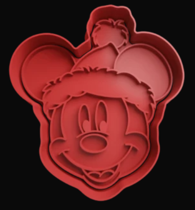 Mickey navidad Cortador de Galletas