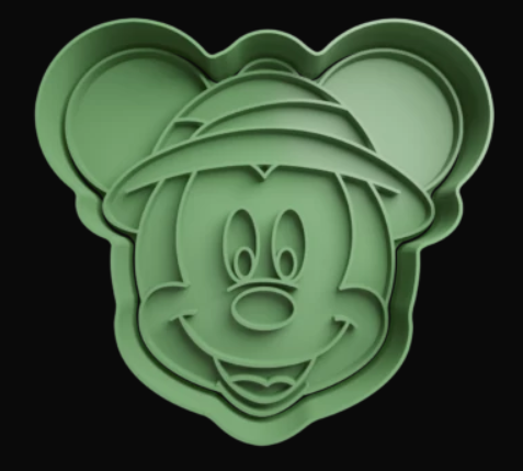 Mickey Safari Cortador de Galletas