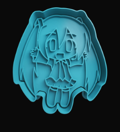 Miku Hatsune Cortador de Galletas