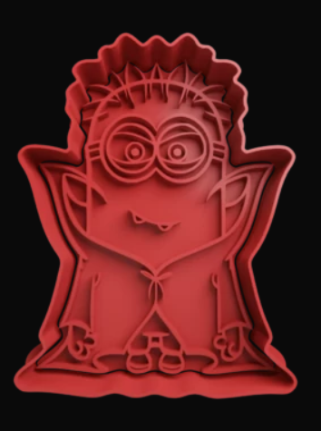 Minion Vampiro Cortador de Galletas