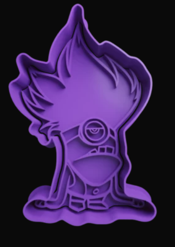 Minion morado Cortador de Galletas