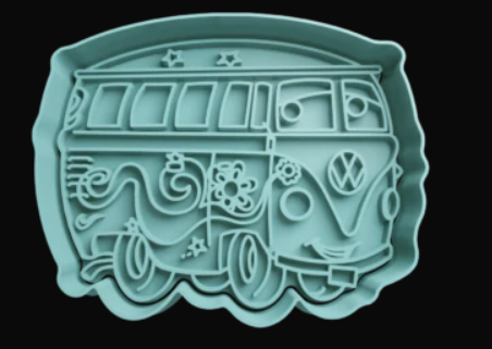Minivan Hippie Cortador de Galletas
