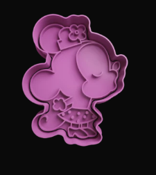 Minnie Besando Cortador de Galletas