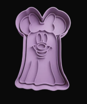 Minnie Fantasma Cortador de Galletas