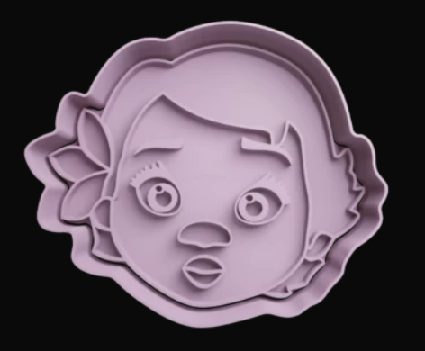 Moana bebe Cortador de Galletas