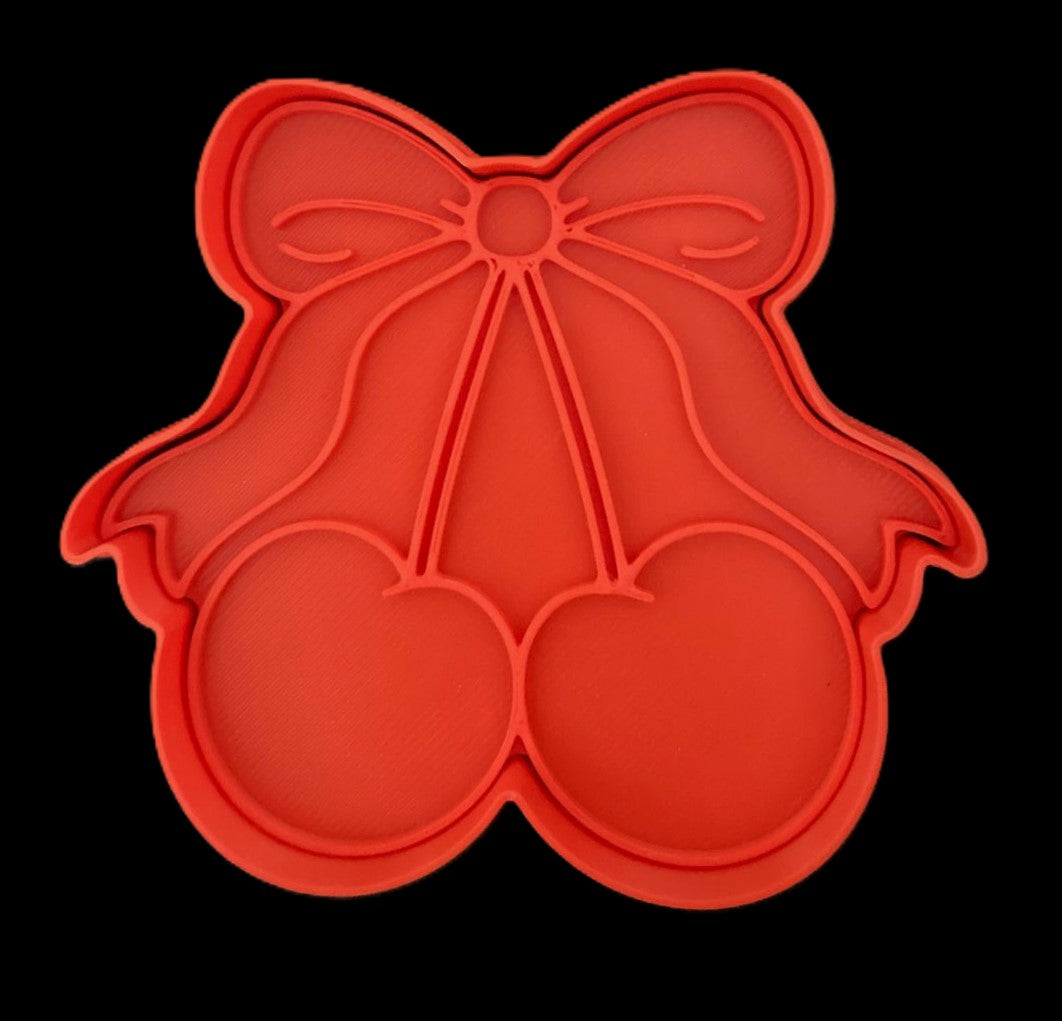 Moño con cerezas Cortador de Galletas