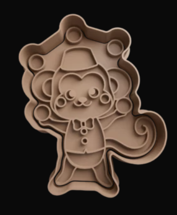Mono de Circo Cortador de Galletas