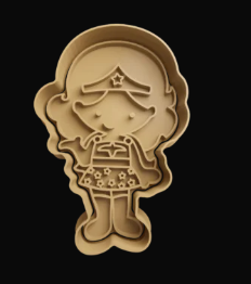 Mujer Maravilla Cortador de Galletas