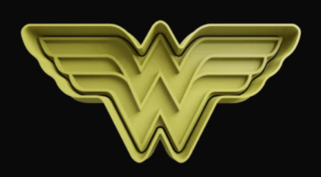 Mujer Maravilla Logo Cortador de Galletas