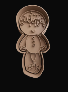 Muñeco de Jengibre Cortador de Galletas