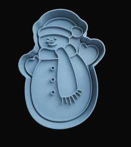 Muñeco de Nieve Cortador de Galletas