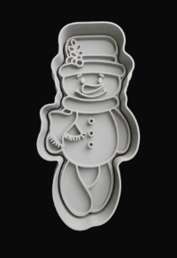 Muñeco de Nieve Cortador de Galletas