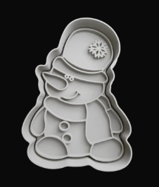 Muñeco de Nieve Cortador de Galletas