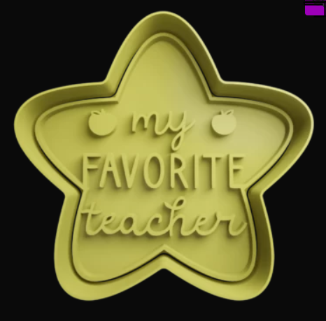My Favorite Teacher Cortador de Galletas