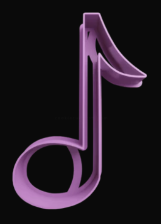 Nota Musical Cortador de Galletas