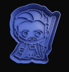 Obi-Wan Kenobi Cortador de Galletas