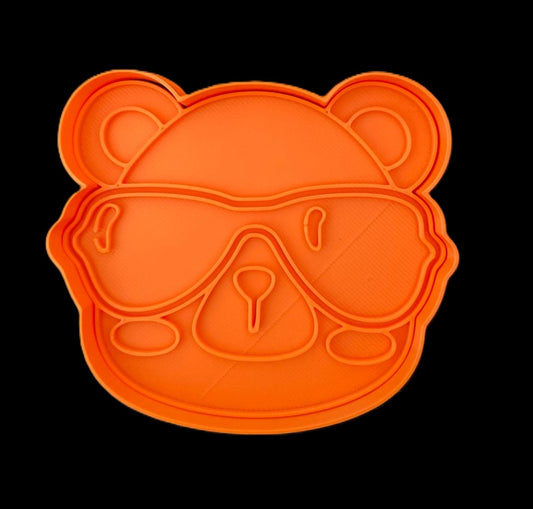 Oso con lentes Cortador de Galletas