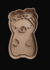 Osito con liston Cortador de Galletas