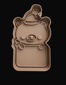 Oso con Etiqueta Cortador de Galletas