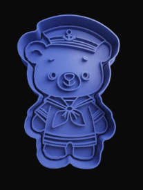 Oso Marinero Cortador de Galletas