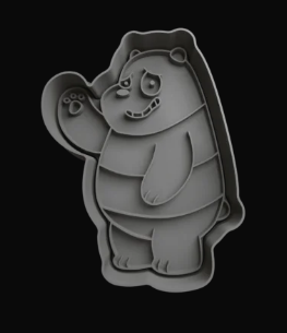 Oso Panda Cortador de Galletas