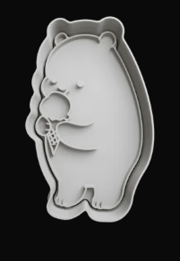 Oso Polar Cortador de Galletas
