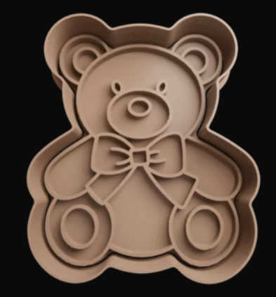 Oso con moño Cortador de Galletas