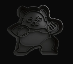 Panda Jujutsu Kaisen Cortador de Galletas