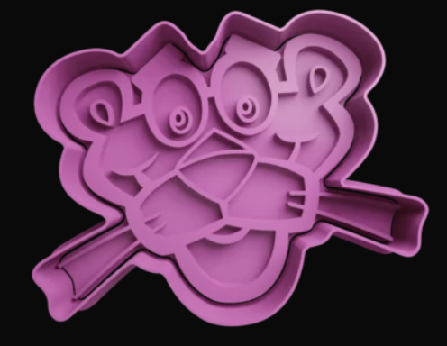Pantera Rosa Cortador de Galletas