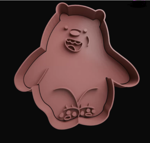 Oso Pardo Cortador de Galletas