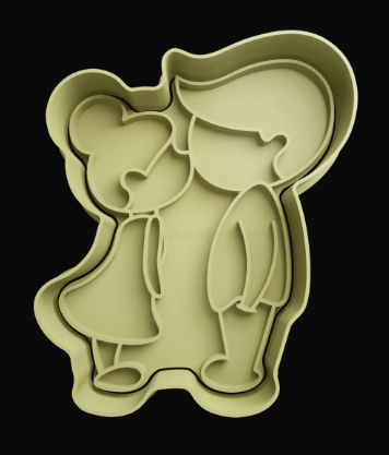 Pareja Cortador de Galletas