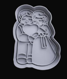 Pareja de Novios Cortador de Galletas