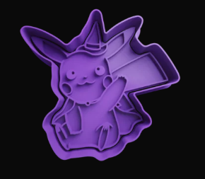 Pikachu Halloween Cortador de Galletas