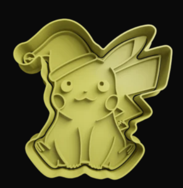 Pikachu Navidad Cortador de Galletas