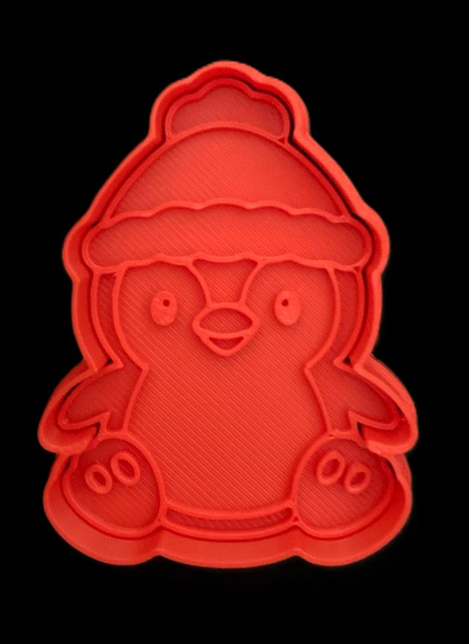Pingüino con gorro Cortador de Galletas