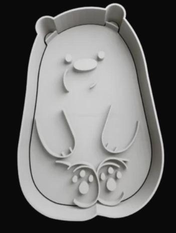 Oso Polar Cortador de Galletas