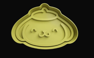 Pompompurin cabeza Cortador de Galletas